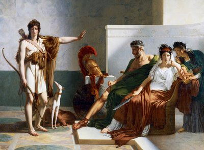Hippolytus verwerpt Phaedra