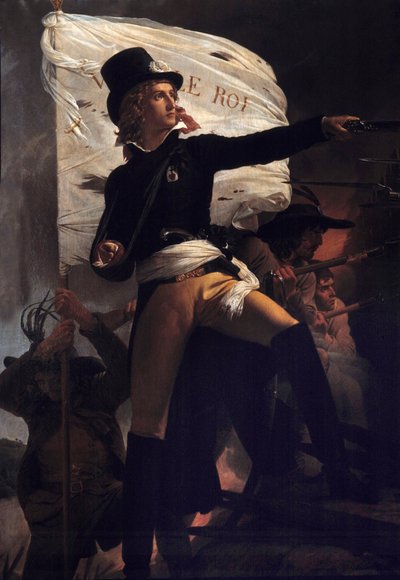 Portret van Henri Duverger, Graaf van La Rochejaquelein (1772-1794) door Baron Pierre Narcisse Guerin