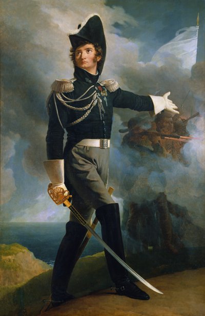 Portret van Louis du Vergier, 1819 door Baron Pierre Narcisse Guerin