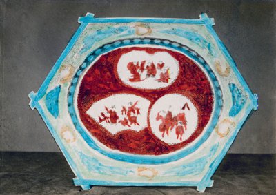 Kaga of Kutani bord door Baron Raimund von Stillfried