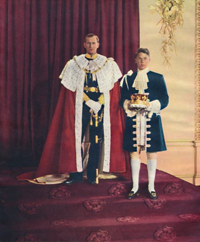 De hertog van Edinburgh en zijn page, 1953 door Baron Sterling Henry Nahum