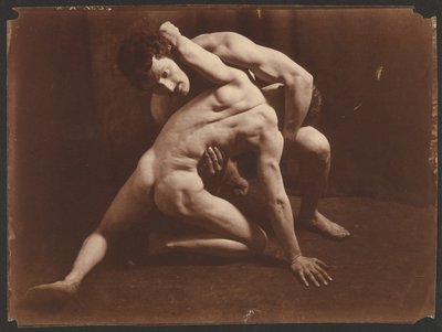 [Worstelaars] door Baron Wilhelm von Gloeden