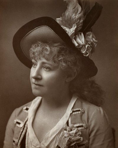 Lydia Thompson, Britse danseres, actrice en theaterproducent, 1886 door Barraud