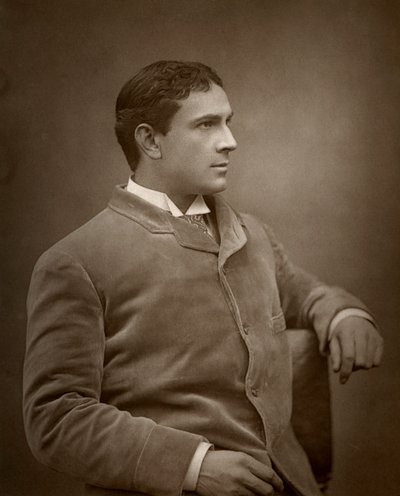 Maurice Barrymore, Britse acteur, 1886 door Barraud