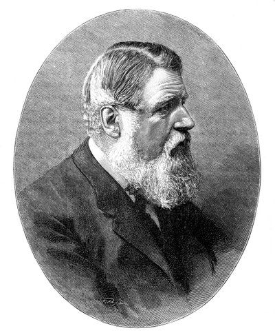 Sir Stafford Northcote later Lord Iddesleigh door Barraud