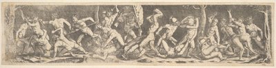 Strijd om de banier kopie, vroege 16e eeuw door Barthel Beham