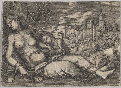 De Wereldloop (Sleeping Justice) (kopie) door Barthel Beham