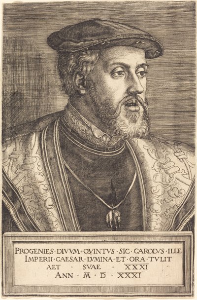 Keizer Karel V door Barthel Beham