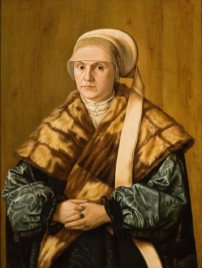 Portret van een vrouw door Barthel Beham