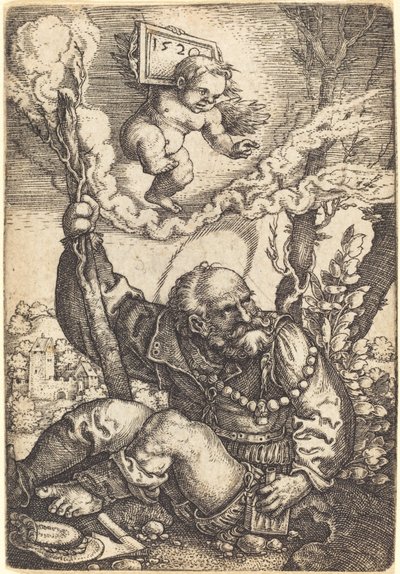 Sint Christoffel door Barthel Beham