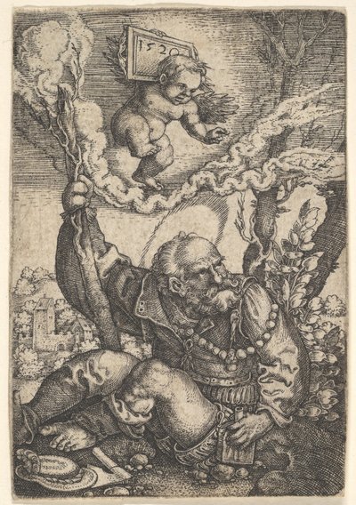 St. Christoffel door Barthel Beham