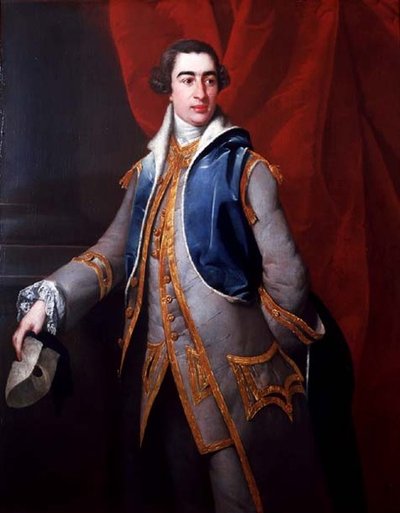 Portret van Thomas Havers door Barthelemy (attr. to) Du Pan