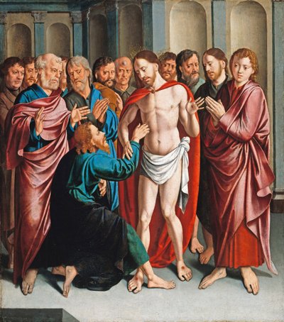 De Ongeloof van Sint Thomas door Bartholomaeus Bruyn