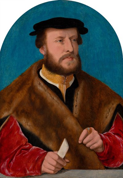 Dutch: Portret van Jakob Omphalius (1500-1567) Portrait of Jakob Omphalius door Bartholomaeus Bruyn the Elder