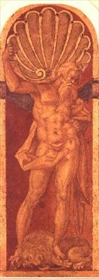 Hercules door Bartholomaeus Spranger
