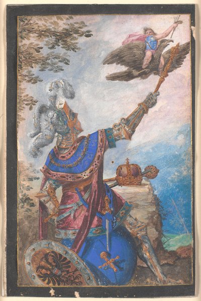 Allegorie van de Schilderkunst onder het Huis van Habsburg door Bartholomäus Strobel d.Y.