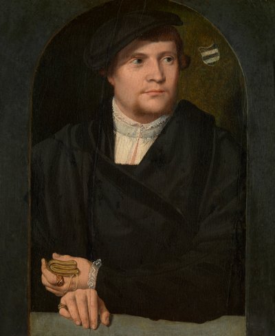 Portret van een man door Bartholomaeus the Elder Bruyn