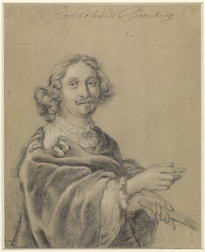Portret van Bartholomeus Breenbergh door Bartholomeus Breenbergh (possibly)
