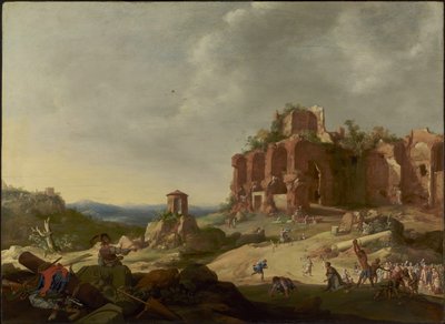 De steniging van Stefanus door Bartholomeus Breenbergh
