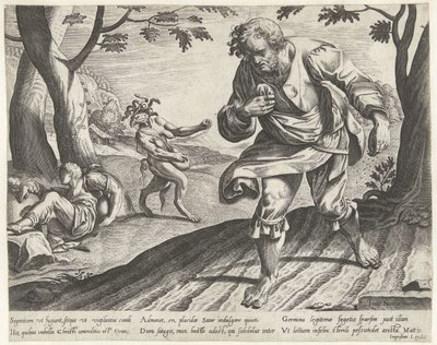 Gelijkenis van het onkruid tussen het koren door Bartholomeus Willemsz. Dolendo (attributed to)
