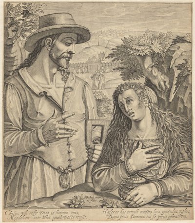 Christus verschijnt aan Maria Magdalena door Bartholomeus Willemsz. Dolendo