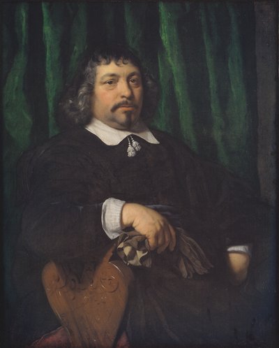 Portret van een man door Bartholomeus van der Helst