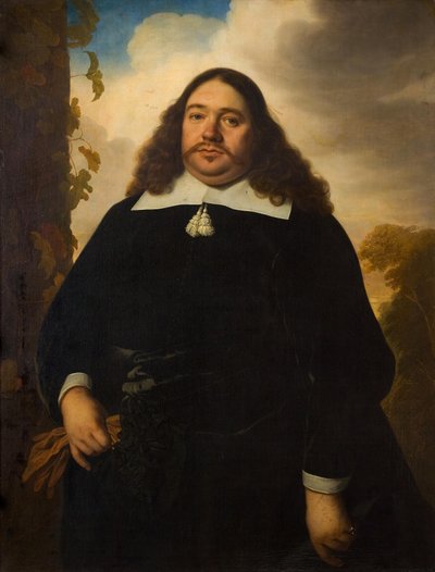 Portret van een man door Bartholomeus van der Helst