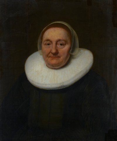 Portret van een Vrouw door Bartholomeus van der Helst