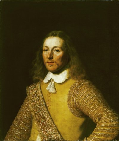Portret van een officier door Bartholomeus van der Helst