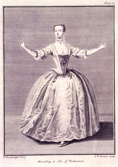 Een menuet dansen, uit 