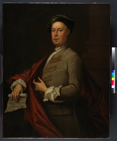 G.F. Handel, voor 1754 door Bartholomew Dandridge