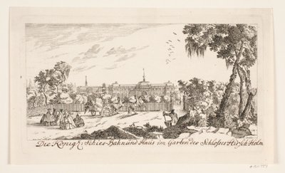 Schietbaan bij Hørsholm Slot door Bartholomæus Roque