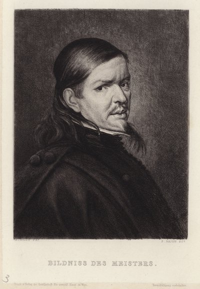 Portret van Bartolome Esteban Murillo door Bartolomé Esteban Murillo