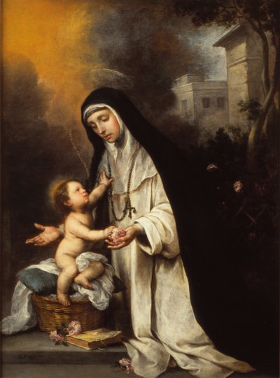 Heilige Rosa van Lima, 1670 door Bartolomé Esteban Murillo