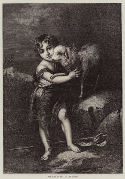 St. John en het lam door Bartolomé Esteban Murillo