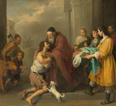 De Terugkeer van de Verloren Zoon, 1667-1670 door Bartolomé Esteban Murillo