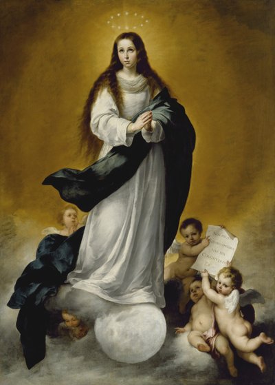 De Maagd van de Onbevlekte Ontvangenis, c.1660 door Bartolomé Esteban Murillo