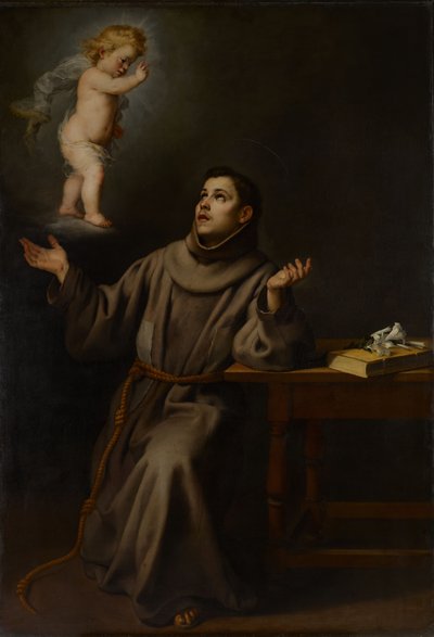 De Visie van Sint Antonius van Padua door Bartolomé Esteban Murillo
