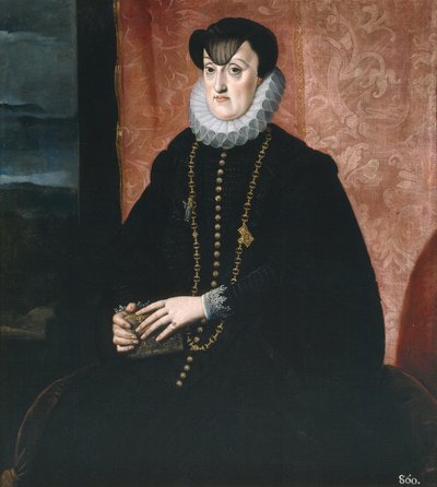 Engels: Aartshertogin Maria van Beieren, Hertogin van Stiermarken door Bartolomé González y Serrano