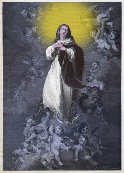 Onbevlekte Ontvangenis door Bartolome Esteban (after) Murillo