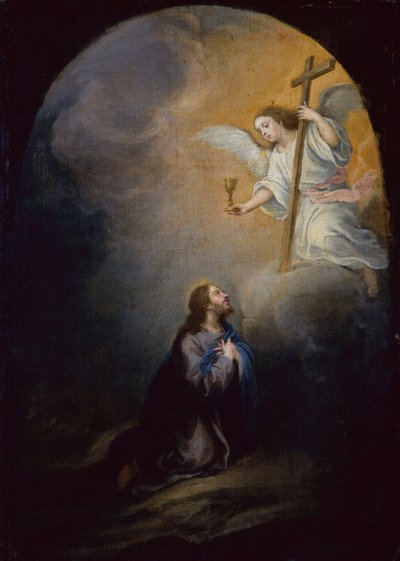 Christus in de tuin van Olijven door Bartolomé Esteban Murillo