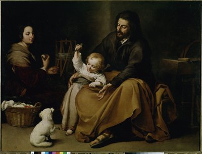 Heilige Familie van de Vogel door Bartolomé Esteban Murillo