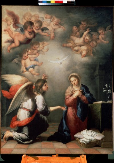De annunciatie door Bartolomé Esteban Murillo