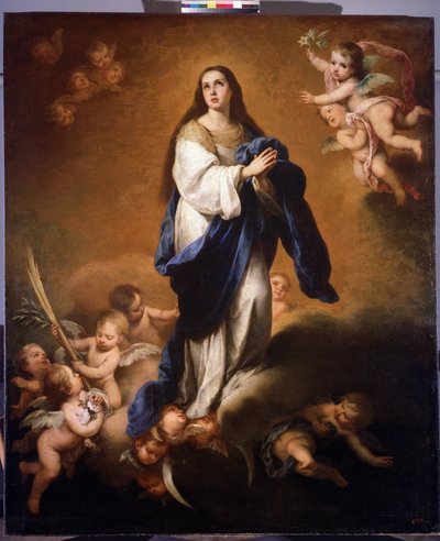 De Hemelvaart van de Heilige Maagd door Bartolomé Esteban Murillo