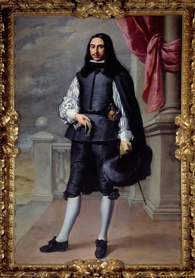 Portret van Fernandez de Velasco, heer van Sevilla Schilderij door Bartolome Murillo (1618-1682) 1659 door Bartolomé Esteban Murillo