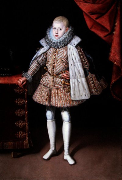 Een portret van de Infante Don Fernando de Austria door Bartolome Gonzalez
