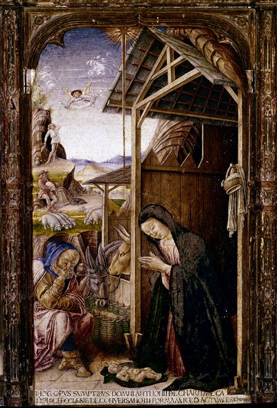 Polyptiek van Conversano (detail) door Bartolomeo (and workshop) Vivarini