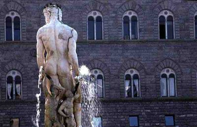 De fontein van Neptunus, 1560-75 door Bartolomeo Ammannati