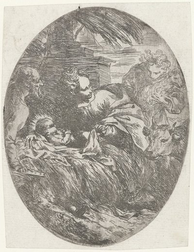 Geboorte van Christus door Bartolomeo Biscaino