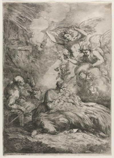 De Geboorte door Bartolomeo Biscaino